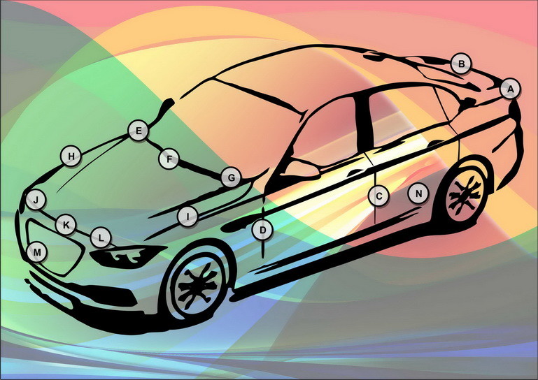 Autolack Farbcode / Farbnummer / Lackcode / Lacknummer am Auto finden für Smart-Repair mit Lackformklebern statt Lackstift.