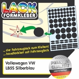 VW Lack LB5S Silberblau Lack ausbessern Spot-Repair. Kleinere VW Lack LB5S Beschädigungen ohne Lackstift ausbessern.