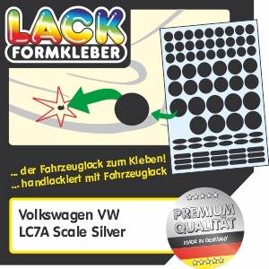 VW Lack LC7A Scale Silver Lack ausbessern Spot-Repair. Kleinere VW Lack LC7A Beschädigungen ohne Lackstift ausbessern. Kennzeichenlöcher überkleben.
